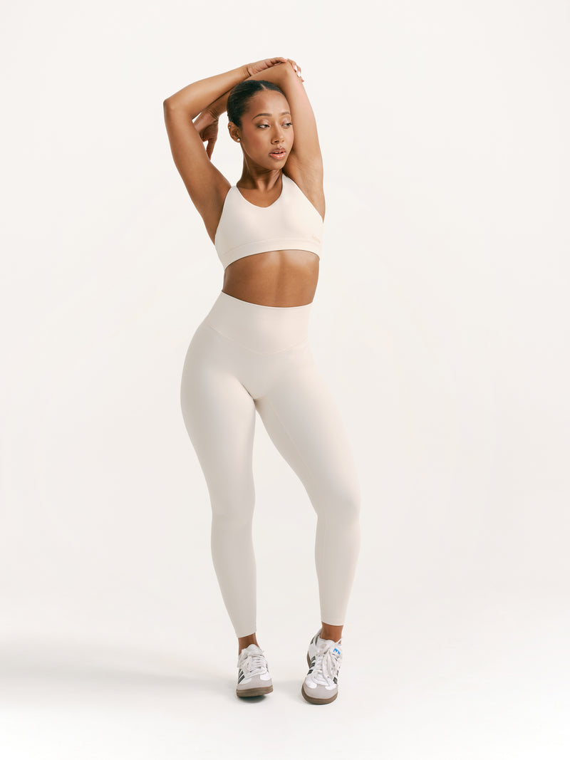 Interlace Bra Beige