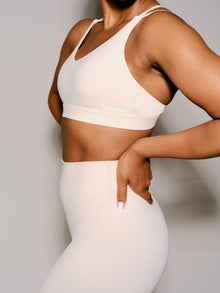 Interlace Bra Beige